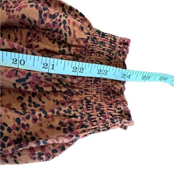 Terra Sky Dress Terracotta Black Dot Boho Peasant Tiered Plus 2X - Picture 8 of 11